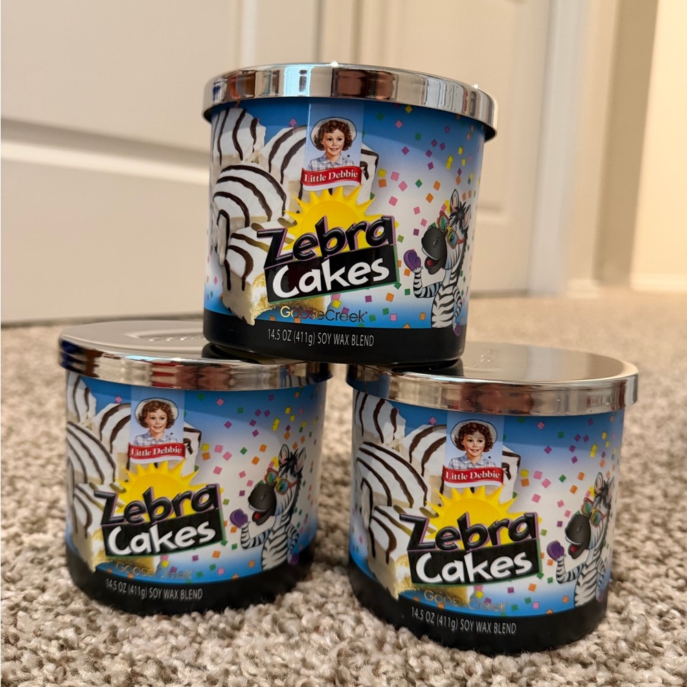 Little Debbie Zebra Cakes Candle